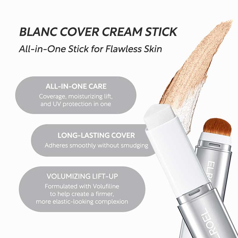 ELROEL Blanc Cover Cream Stick استیک کرم پودر الروال (ELROEL Blanc Cover Cream Stick)