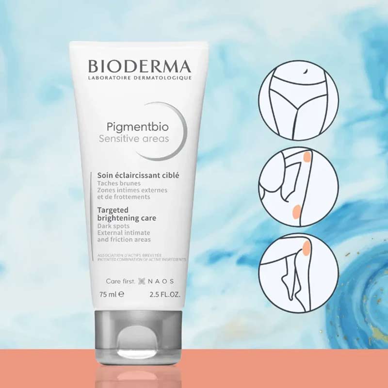 Bioderma Pigmentbio Sensitive Areas قیمت و خرید روشنکننده نواحی حساس بایودرما (رفع تیرگی زیر بغل، بیکینی و زانو)