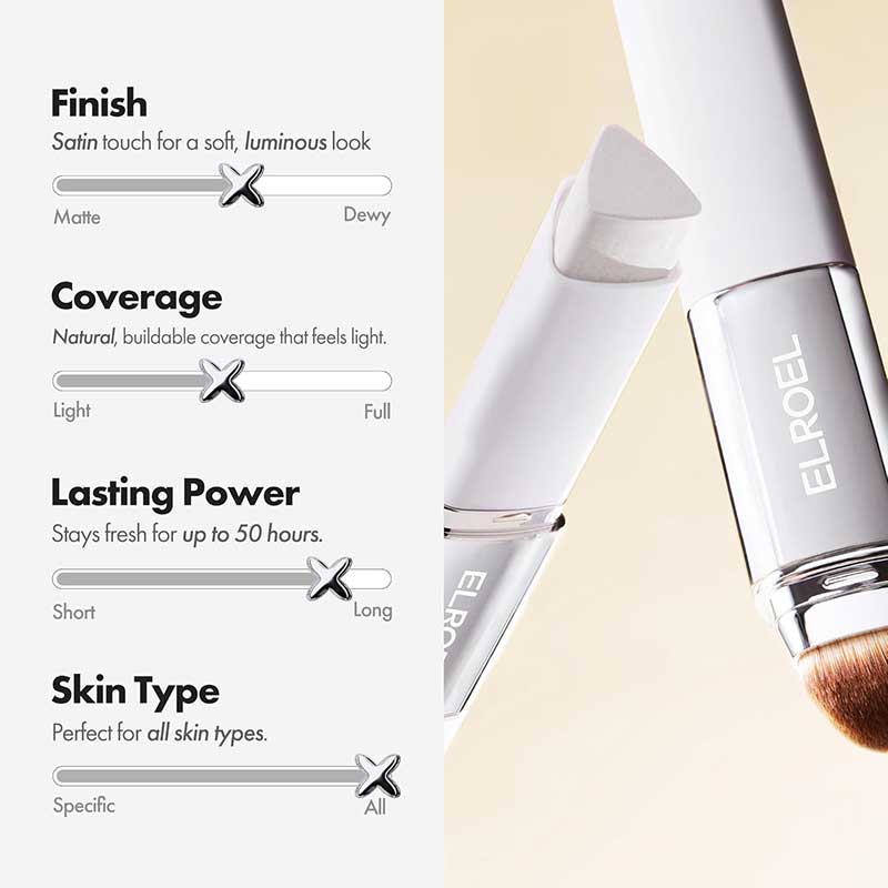 ELROEL Blanc Cover Cream Stick استیک کرم پودر الروال (ELROEL Blanc Cover Cream Stick)